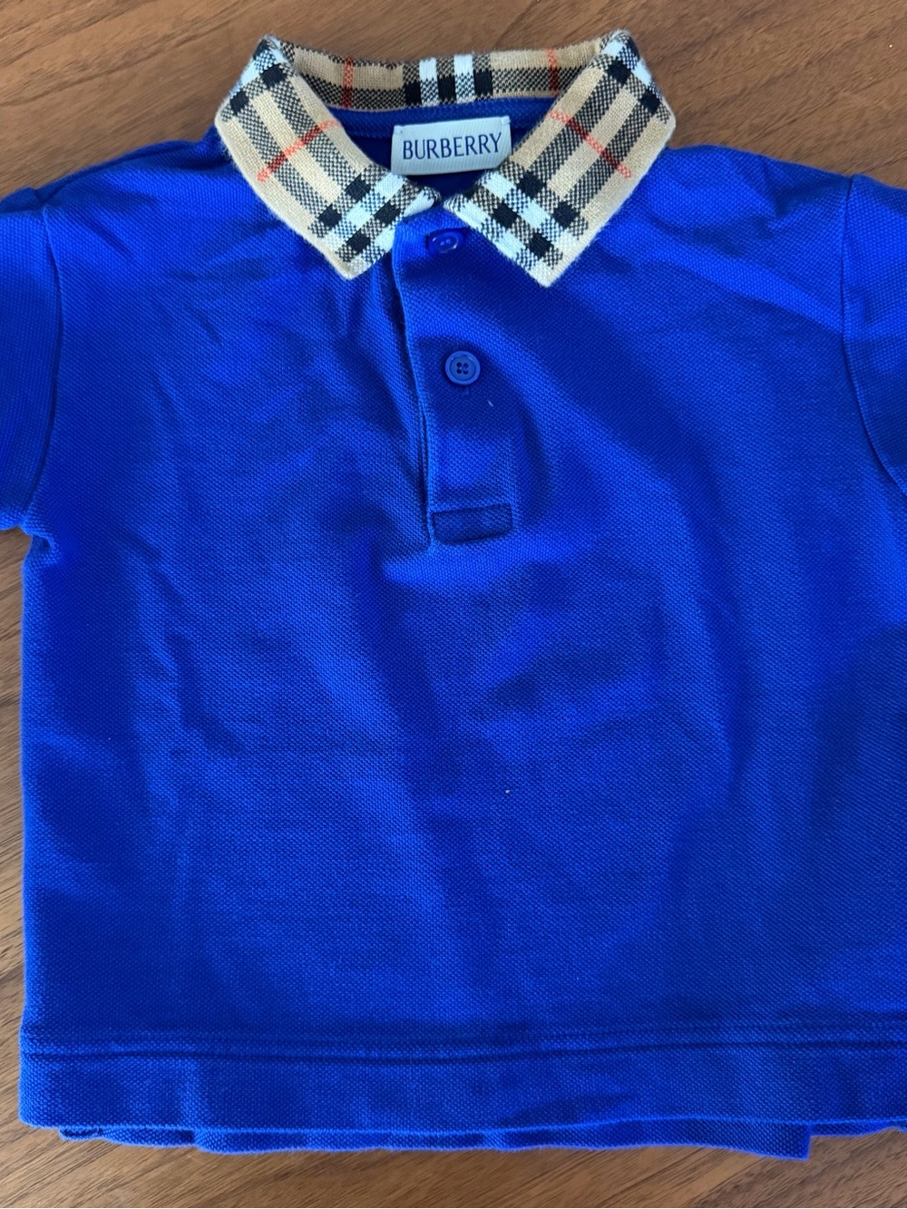 BURBERRY
Boys Johane Check Collar Polo Shirt